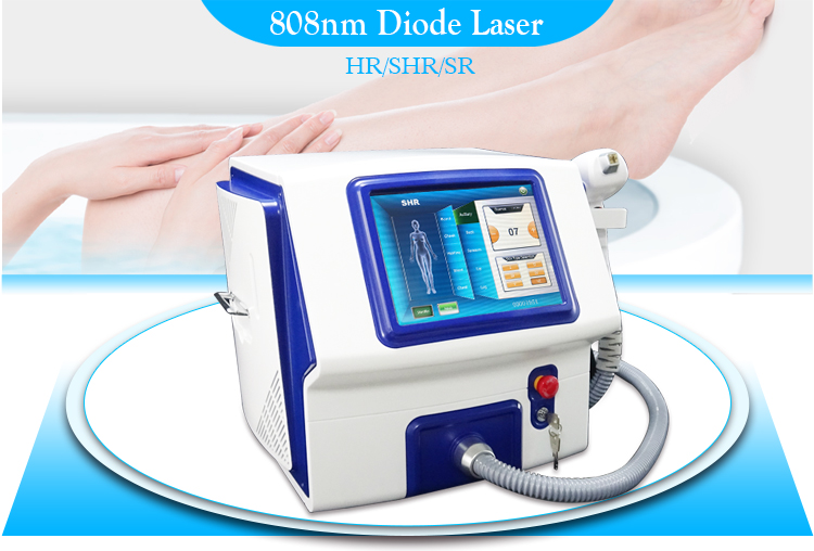 808 Diode Laser Portable Laser Hair Removal Machine for Dark Skin