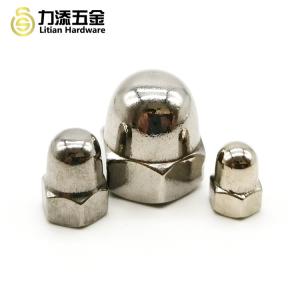 China SS304 Hexagon Domed Cap Nuts Waterproof , Decorative Din 1587 Nut wholesale