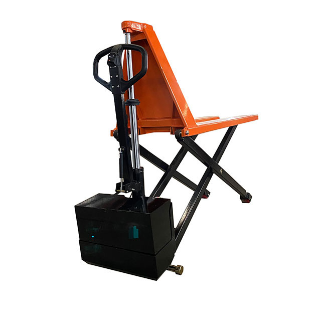 Portable Hydraulic Manual Scissor Lift Table Steel Fork Length 1150mm Lifting Height 800mm