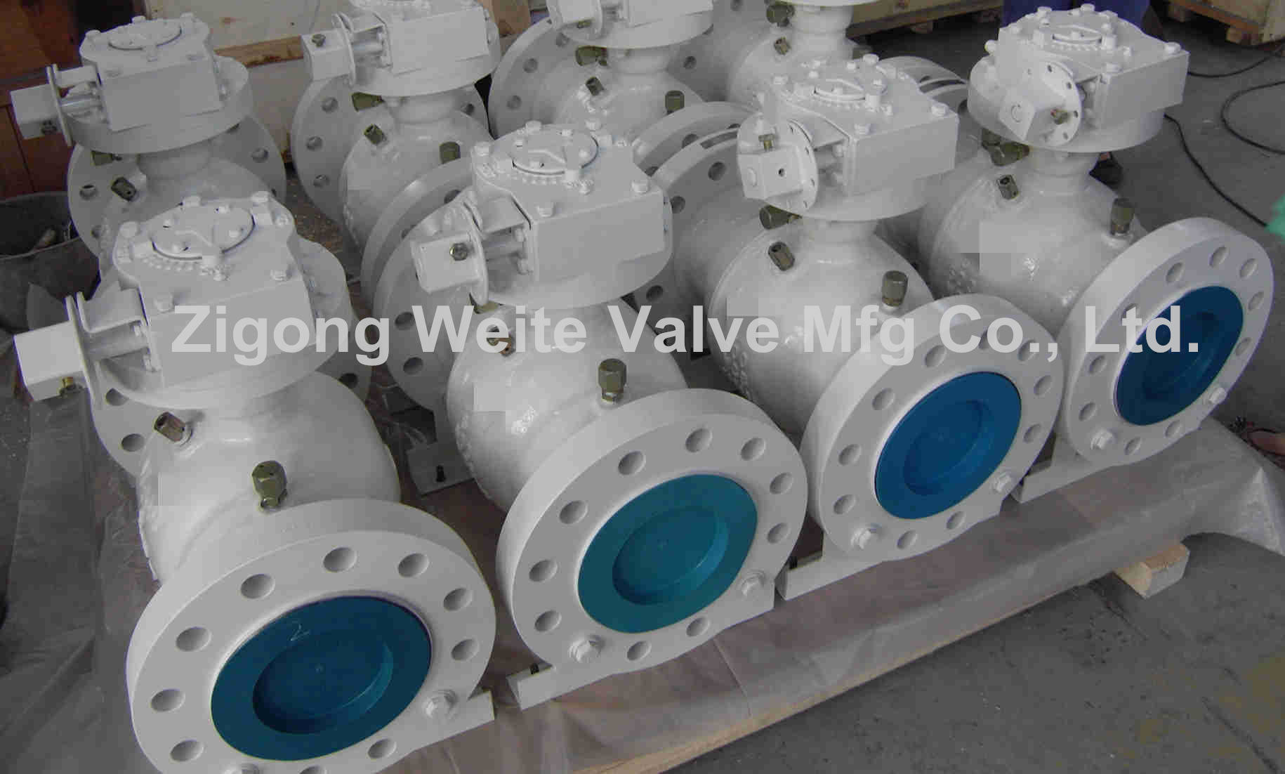 600LB 10 Inch Top Entry Trunnion Ball Valve WCB 3 Pieces Carbon Steel