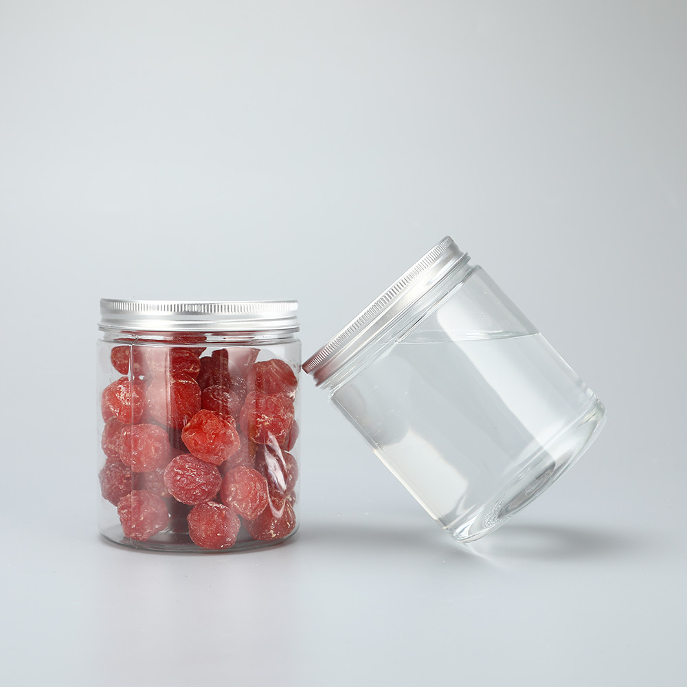 Amber Color Plastic Cosmetic Jar Non Leaking For 100ml Cream
