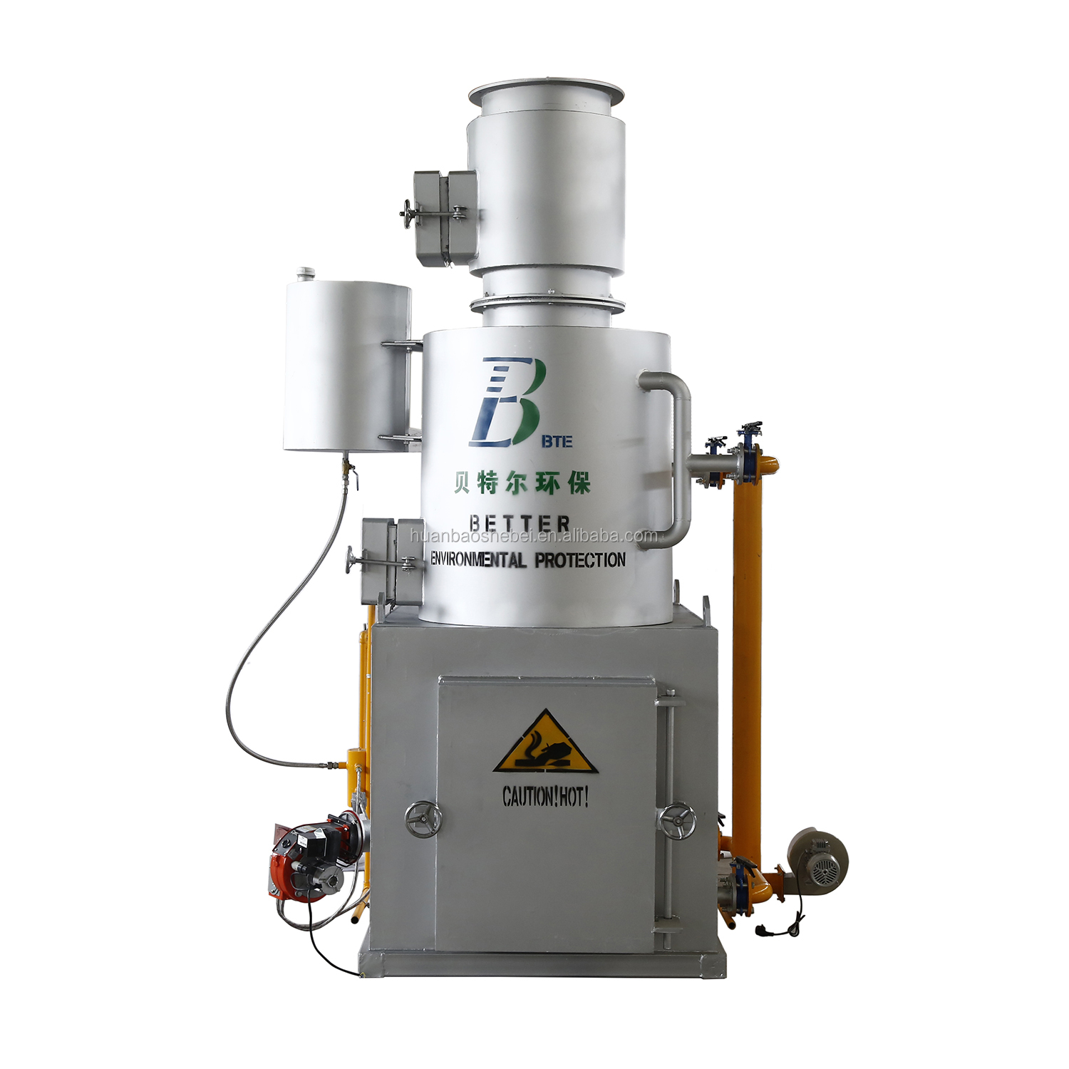 Customized Color Low Operating Costs Incinerators For Industry Solid Waste Treatment