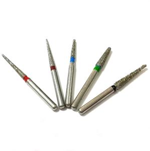 China High Speed Handpiece FG Diamond Burs With Electroplated SS Handle wholesale