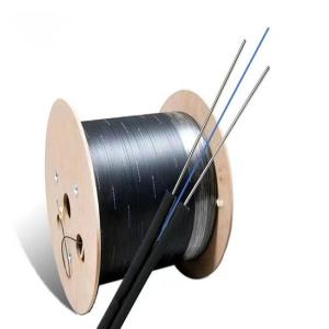 China 1km 2km 3km Plywood Drum FTTH Fiber Optic Drop Cable 1 Core Single Mode Indoor Optical Fiber Cable wholesale