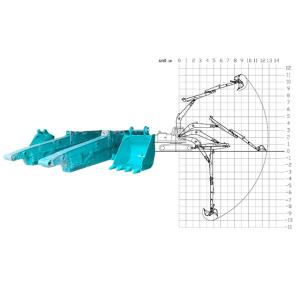 China Telescopic Excavator for Digging Sand Soil House Foundation Telescopic Boom wholesale