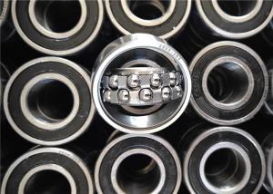 China 2205 2RS Steel Cage Double Row Self Aligning Ball Bearing 25x52x18mm wholesale