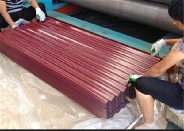 Industrial Buildings 26 Gauge Corrugated Metal Roofing Thin Corrugated Metal