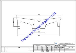 China TC210002 21 inch forged center disk blanks wholesale