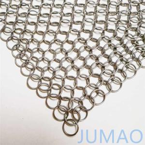 China OEM Interior Ring Mesh Curtain Chainmail Fireplace Curtain wholesale