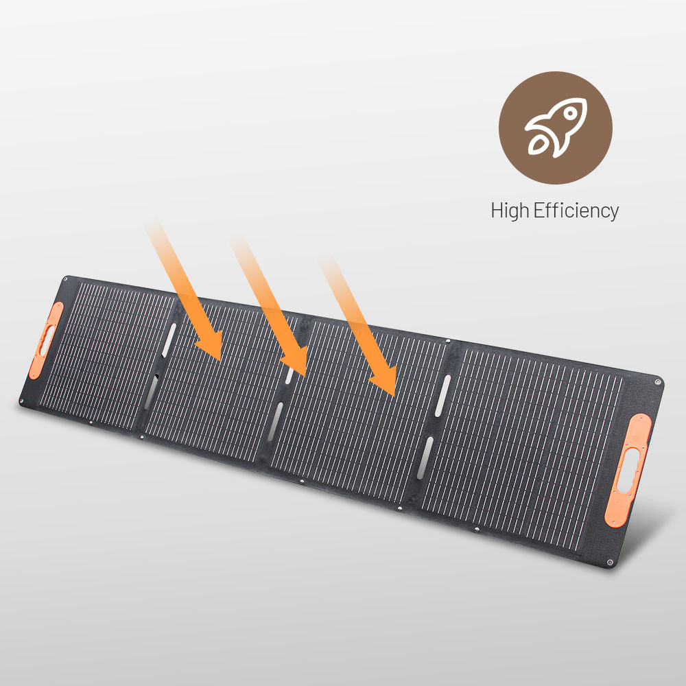 Mono Crystalline IP65 300W Portable Folding Solar Panels Kit With ETFE Front Cover
