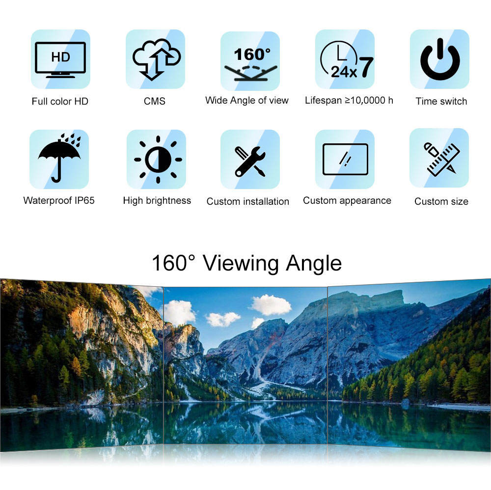 P2 P3.97 Rental LED Display Screen P4 P6 P7 P8 Advertising Player Digital Signage