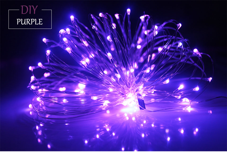 2M 5M 10M AA Battery Operated Christmas Luces Navidad Wedding Party Decoration Fairy Copper Wire LED Decorative Lights String
