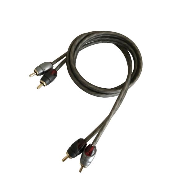 5m Gold Connector CCA Conductor Audio bulk RCA Cable For Car Home System Audio Integration