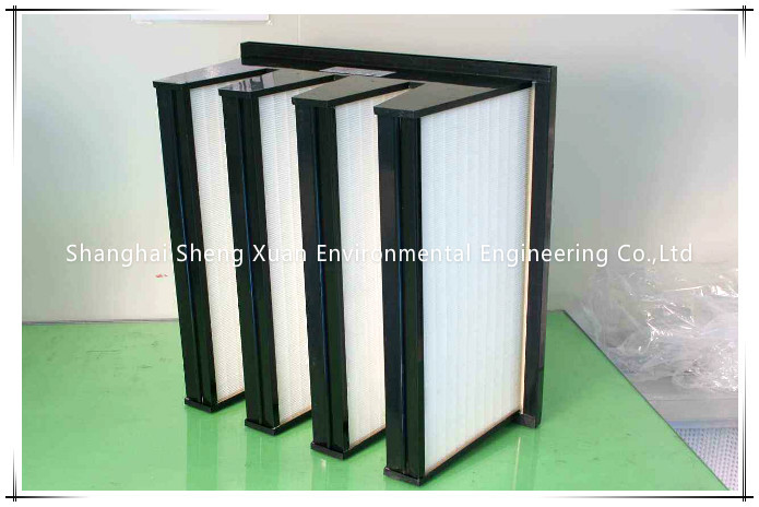 4V High Flow ABS Frame F8 Efficiency HEPA Pleated Filter