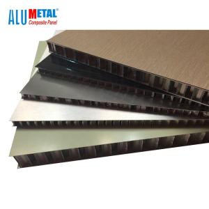 China 0.08MM Plastic Stone Honeycomb Panel Board Outdoor 1000mm A2 FR wholesale