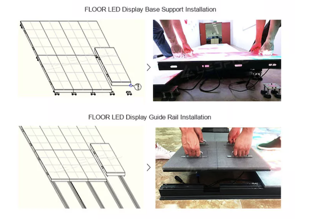 Portable P3.91mm Dance LED Display Screen Panel Indoor 1