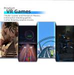 VR 360 Virtual Reality Rotation Simulator 9D Roller Coaster