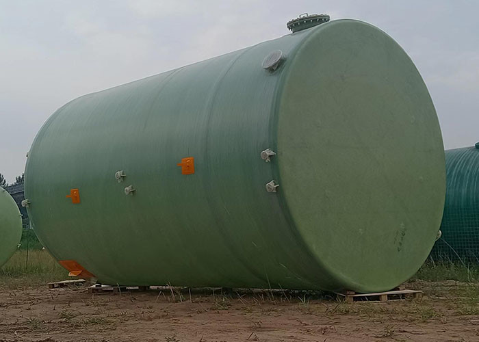 Water Reservoir Frp Plastic Chemical Tanks Cylindrical Vertical 30000 Gallon