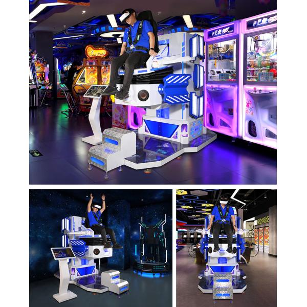 Indoor VR Skydiving Simulator 9D Jump Virtual Reality Machine For Theme Parks