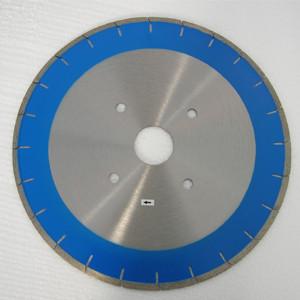 China Blue Quick Cut 400mm 350mm Stone Cutting Saw Blades , Brick Marble Cutting Disc wholesale