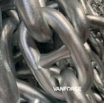 White / Black Welded Studless Mooring Chain , Long Link Mooring Chain