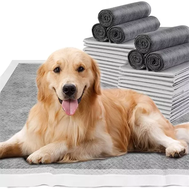 60*60 Bamboo Charcoal Fiber Pet Underpad Sustainable and Solution for Dog Sanitation