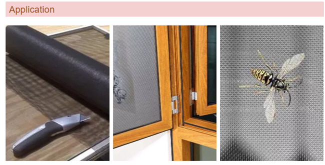 16x16 Window Screen Wire Mesh Light Weight Aluminum Alloy For Mosquito Netting