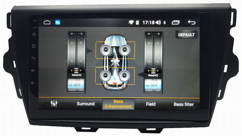 Ouchuangbo GPS navigation audio radio for Great Wall C30 support BT MP3 mirror link android 8.1 OS 4+64