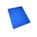 OEM Automotive Stamping Parts , Laser Cutting Aluminium Plate Blue Anodizing
