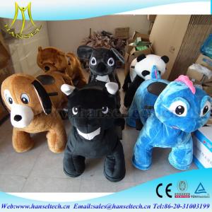 China Hansel playground equipment rocking coin operated dragon ride walking stuffed animal scooter ride electric octopus wholesale