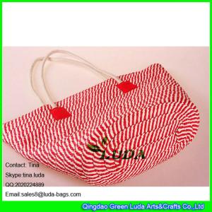 China LUDA 2016 new fashion paper straw handbag wholesale