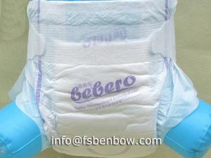 China Velcro Diaper Eco Biodegradable A Grade Quality Baby Diaper wholesale