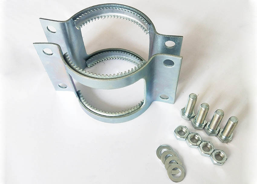 ISO Heavy Duty Pipe Clamps Stainless Steel Cast Iron Pipe Reinforced Grip Collar Coupling
