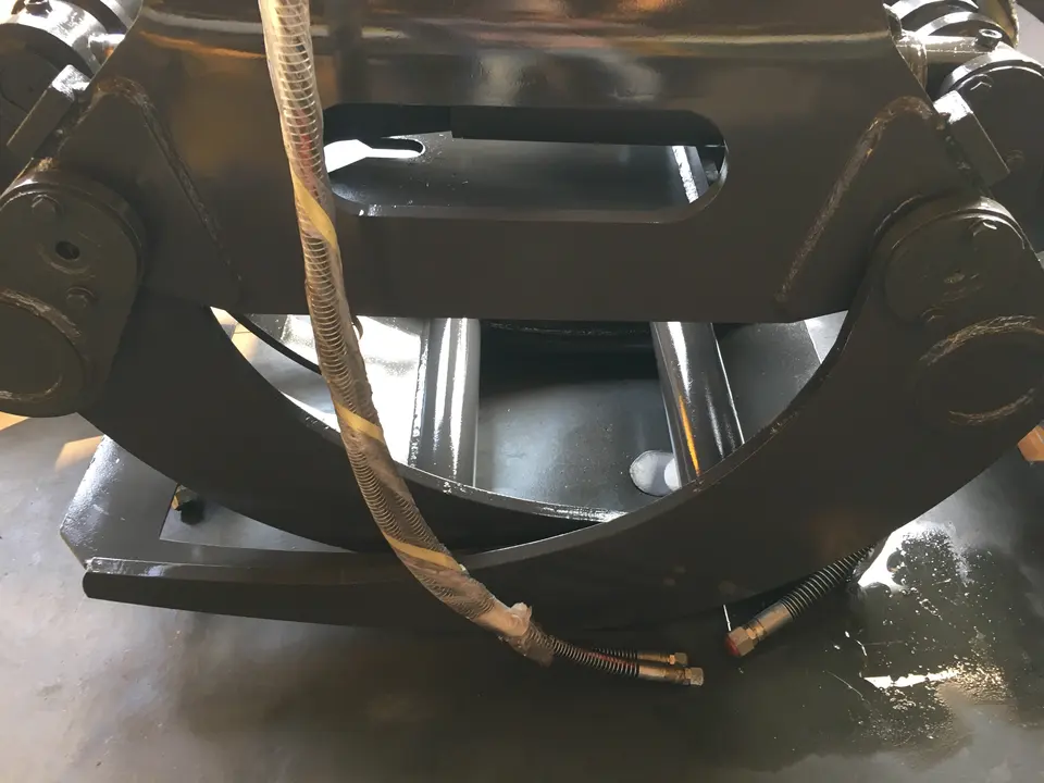Hydraulic 360 Rotating Log Grapple For Excavator Q355B Material