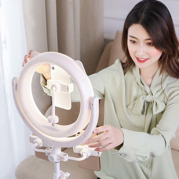 26CM Led Ring Light With Tripod Stand And Phone Holder