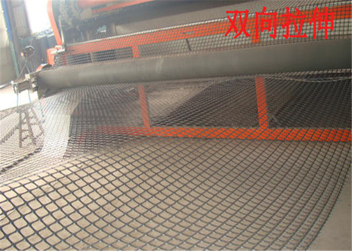 Pp Garden Fence Duck Foot Pad Plastic Geogrid Mesh Two Way Stretch 20-50kn