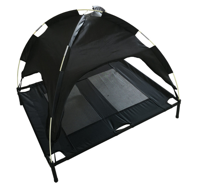 76x60x16cm Portable dog bed with tent, military bed, golden retriever mattress, Teddy Little Medium Dog House with tent