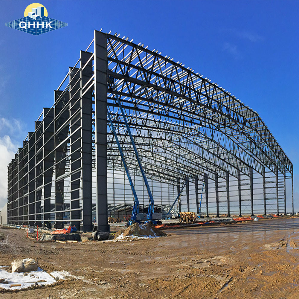 Customized Long Span Metal Structure Hangar With Lounge And Office Area