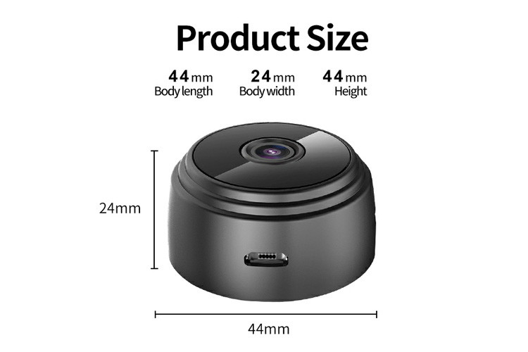 135g Wifi Mini Security Camera , Wireless Wifi Camera With Sensori Night Vision