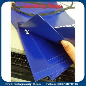 China Custom Double Sided Printed PVC Bunting Flags wholesale