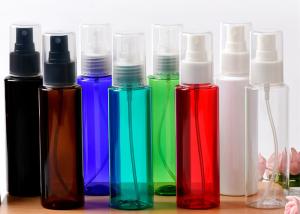 China 100ml Custom Logo Clear Amber Black Skincare Plastic Spray Bottle wholesale