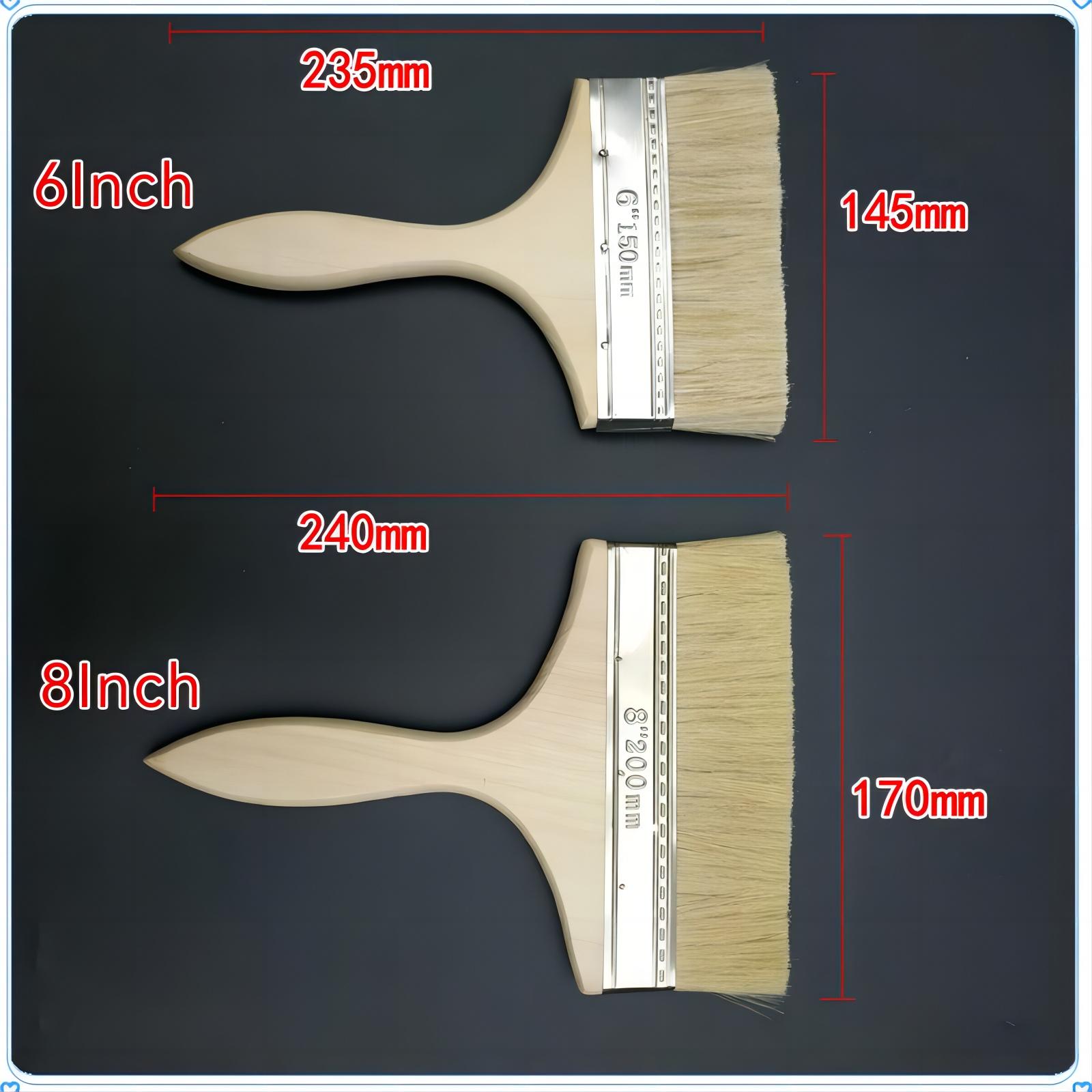 Acceptable OEM Dual Colored Synthetic Filament Wall Paint Roller Brush Set Of 6 Oil Paint Brush