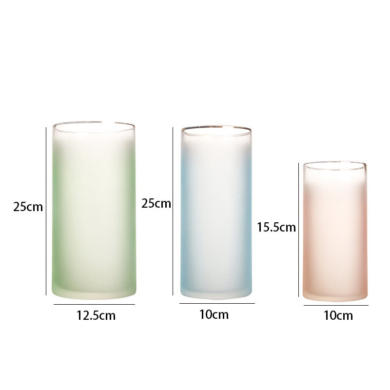 Mouth Blown Nordic Artificial Decorative Glass Vases