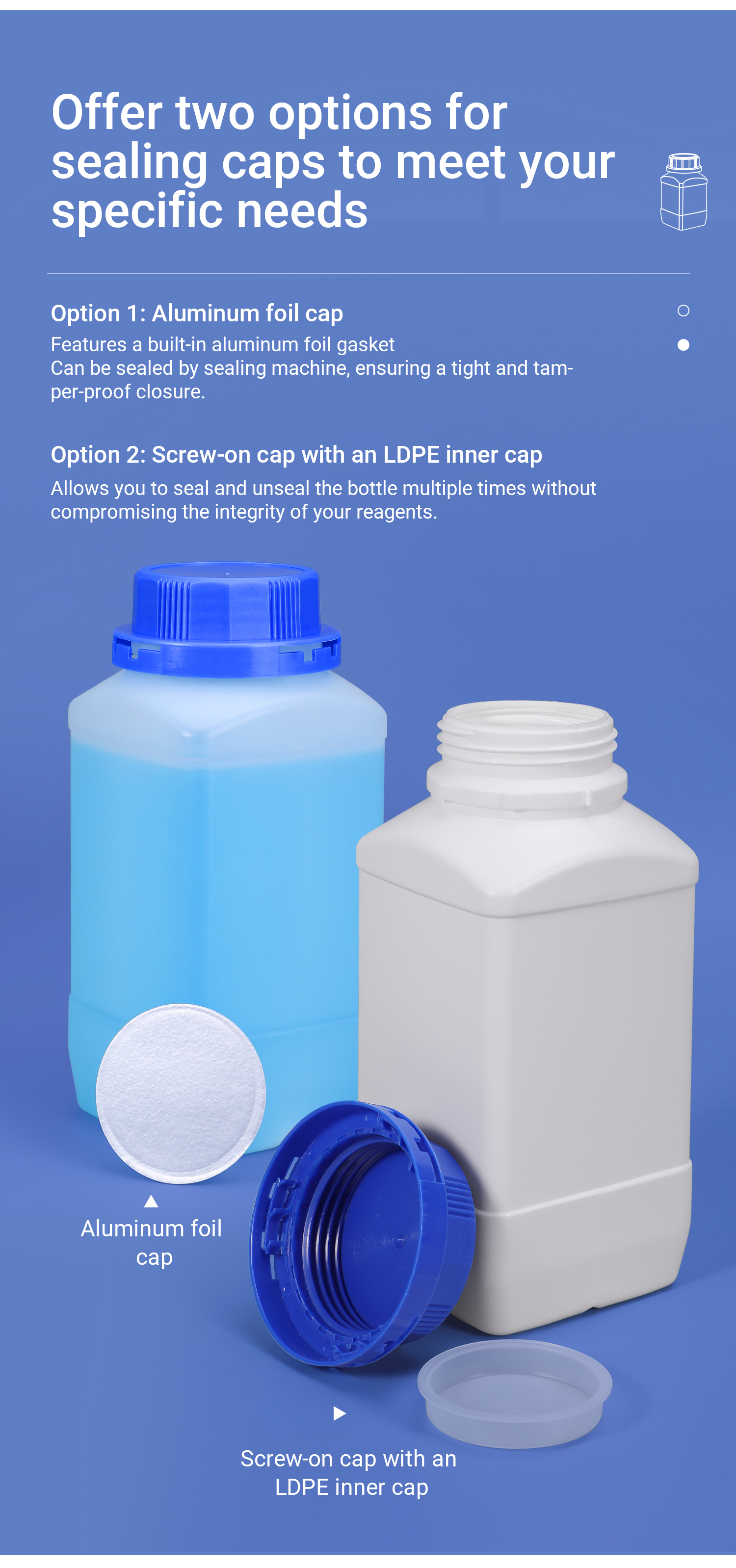 Eco Friendly HDPE Plastic Containers Bulk Bottles 250ml 500ml 1000ml