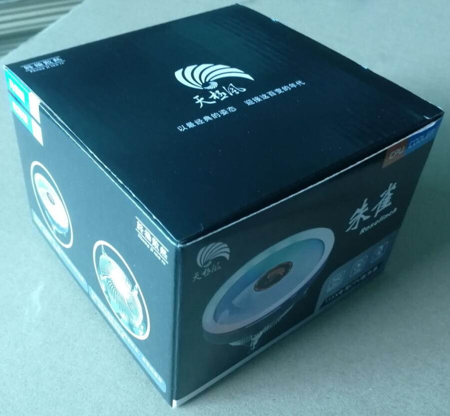 20dBA CPU Cooler Fans Heatsink Aluminum LED Multicolor Radiators Low Noise 58CFM 100000 Hrs