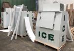 Commercial Outdoor Ice Storage Bucket For Storing 120 Bags Ice