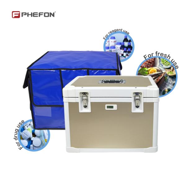 6pcs Ice Pack Supplied Vacuum Insulated Panel Cooler Box For Medical Storage And Cold Transportation