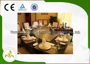 China Professional Commercial Gas Teppanyaki Plate , Eleven Seat Flat Top Gas Grill Table wholesale