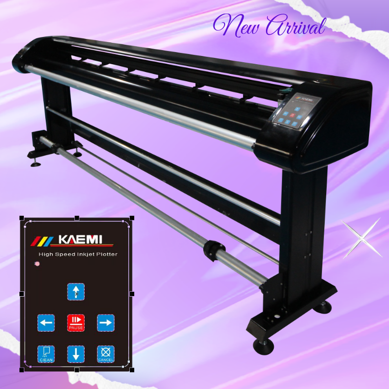 KAEMI H1 Inkjet Plotter Paper Dual Head Fast Printing 1650mm to 2450mm Printing Size
