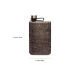 7oz Stainless Steel Durable Whiskey Flask Hip Flask for Men & Women